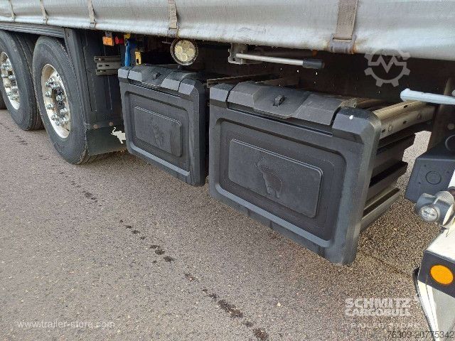 Brandalı açık yarı römork Schmitz Cargobull Curtainsider Standard Getränke