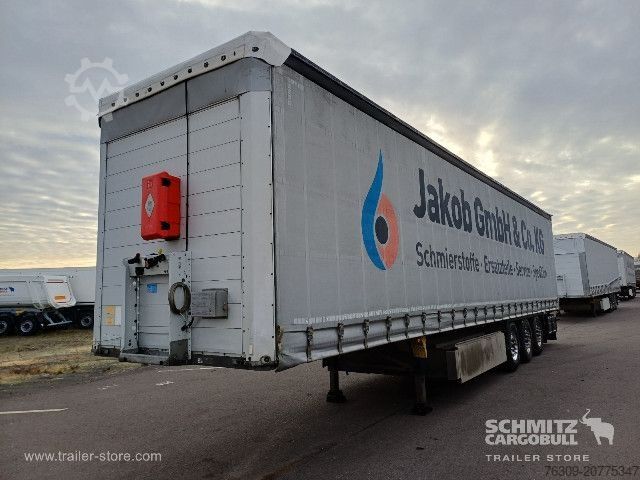 Brandalı açık yarı römork Schmitz Cargobull Curtainsider Standard Getränke