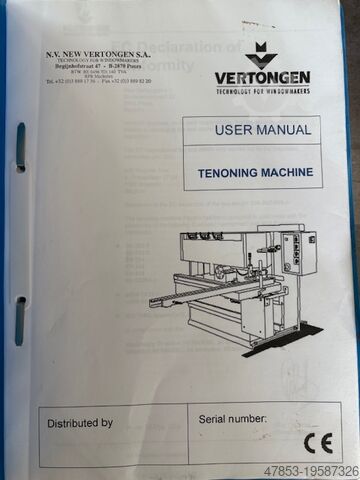 Profielfreesmachine VERTONGEN Pentho C4