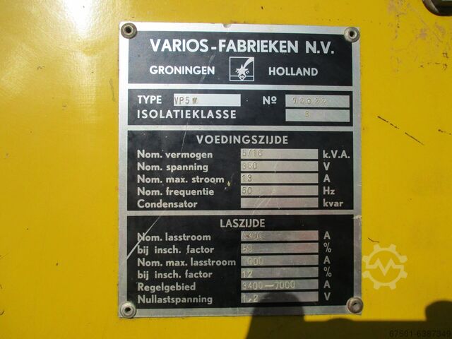 Ponthegesztő gépek Varios-Fabriken VP-5