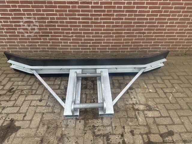 Planeringsskær Rubber schuif met S60 aansluiting - Nieuw