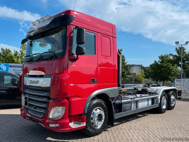 Camion benne à bras amovible DAF XF 480 BL/ Meiller RS 20.65+Funk/ AC/ Lift+Lenk.