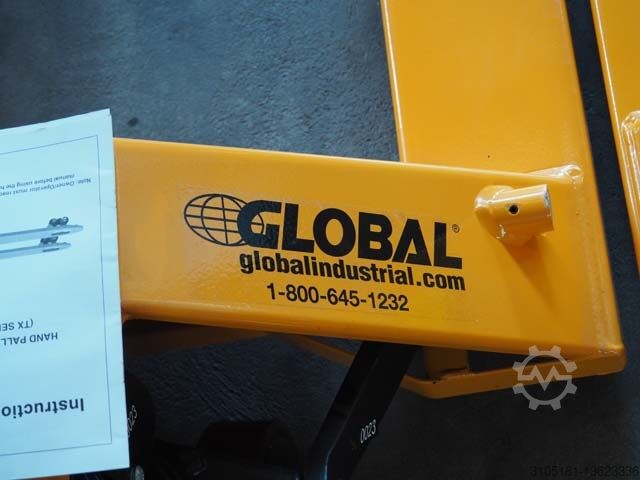 Laagheffende hand palletwagen Global TX25L