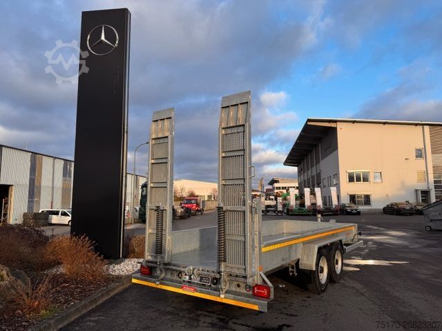 Nízkoložný přívěs Wörmann BauTL105.55/200 Rampen verzinkt