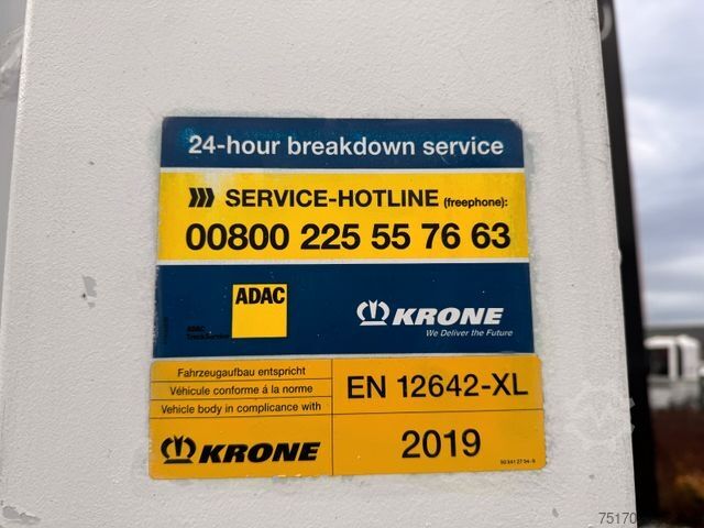Ανοικτό ρυμουλκούμενο KRONE ZZ  6.520mm BPW-Achsen 50er Öse