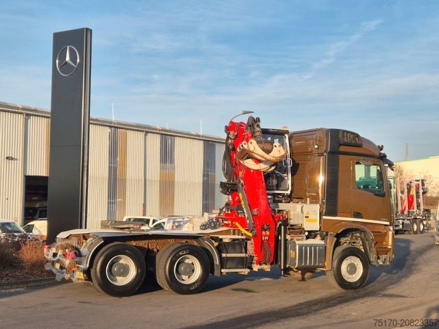 Τυπική μονάδα τράκτορα MERCEDES-BENZ Arocs 3351 LS 6x6 Palfinger S260Z96 Y Crane