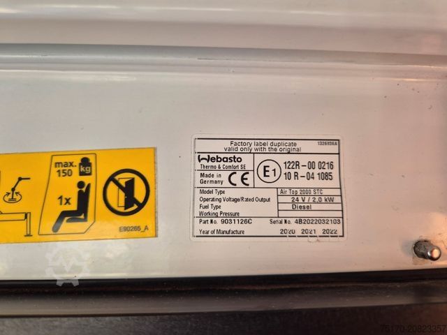 Τυπική μονάδα τράκτορα MERCEDES-BENZ Arocs 3351 LS 6x6 Palfinger S260Z96 Y Crane