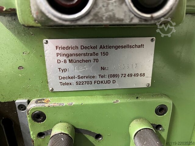 Fresadora Deckel FP1  