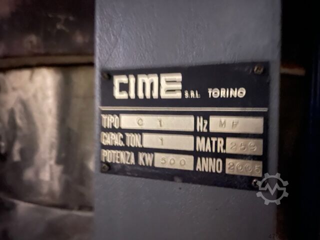 Öntöde Elektromos indukciós olvasztókemence CIME MIDI C-1