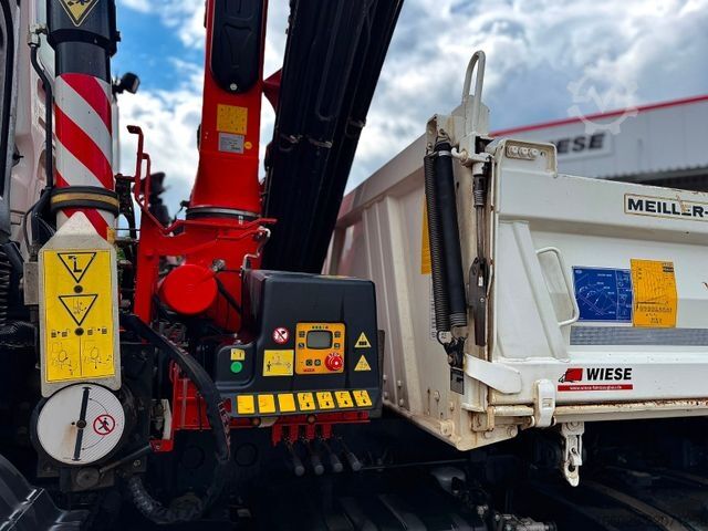 Dreiseitenkipper LKW MAN 18.430 TGS Kran Fassi F155, Kipper