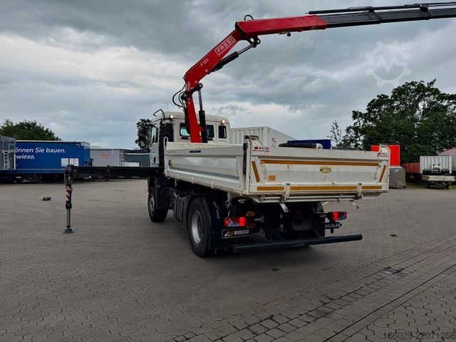 Dreiseitenkipper LKW MAN 18.430 TGS Kran Fassi F155, Kipper