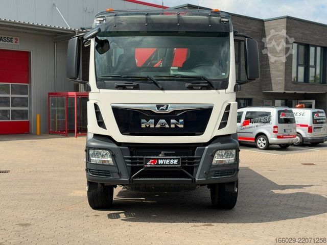 Dreiseitenkipper LKW MAN 18.430 TGS Kran Fassi F155, Kipper