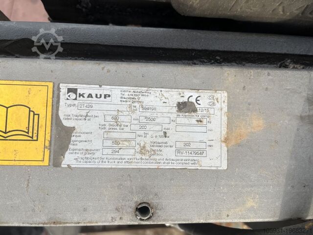 Dobbelt pallegaffel Kaup 2T429