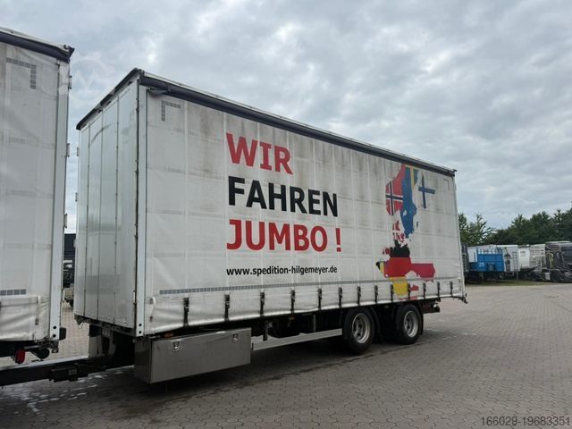 Remolque abierto con toldo  FBL Tandem Anhänger Volumen Inklusive LKW!!