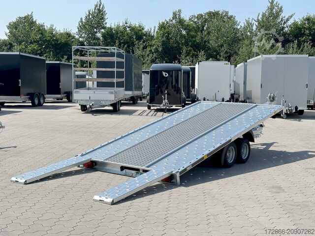 Reboque automóvel Martz GT KIPPBAR 400/2 S 2,7T | HOLZ + ALURIFFELBLECHBODEN 405X215CM 2700KG AUTOTRAILER