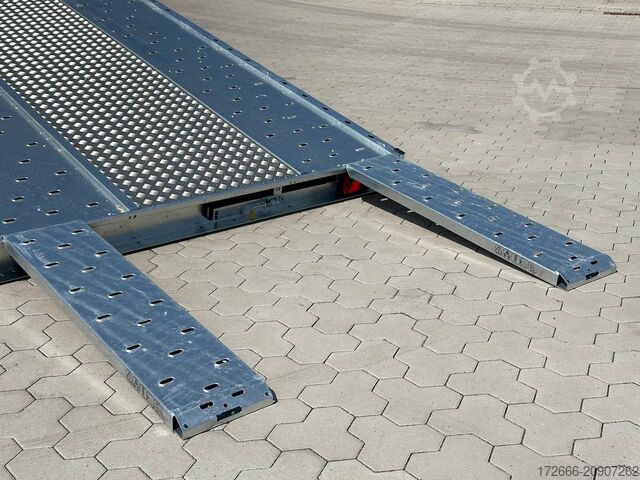Reboque automóvel Martz GT KIPPBAR 400/2 S 2,7T | HOLZ + ALURIFFELBLECHBODEN 405X215CM 2700KG AUTOTRAILER