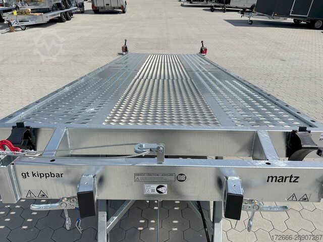 Reboque automóvel Martz GT KIPPBAR 580/3 3,5T | ALUBODEN MITTIG 565X209CM 3500KG AUTOTRAILER