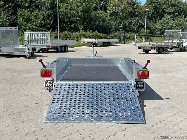Máquinas de construção Martz BAU-3 260/2 S 2,7T 260X150CM 2700KG BAUMASCHINENANHÄNGER