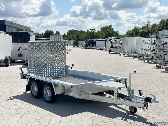 Máquinas de construção Martz BAU-3 300/2 S 2,7T 298X153CM 2700KG BAUMASCHINENANHÄNGER