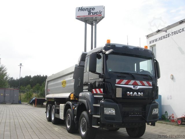 Tipvogn MAN TG-S 35.460 8x6 4 Achs Muldenkipper Meiller 18m³