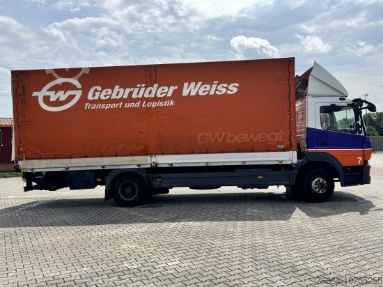 Autocarro con pianale e telone MERCEDES-BENZ ATEGO N2 EURO 6