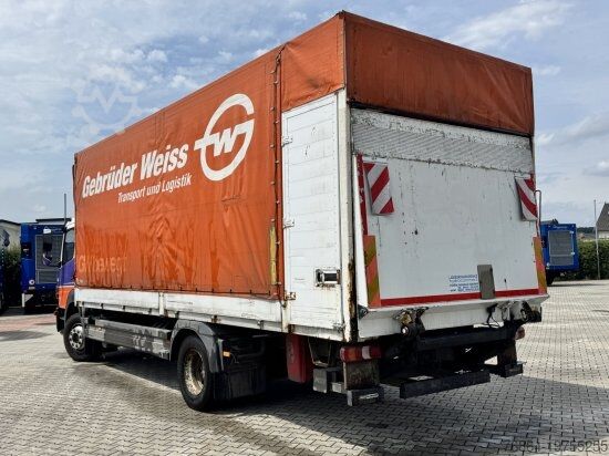 Tenteli düz yataklı kamyon MERCEDES-BENZ ATEGO