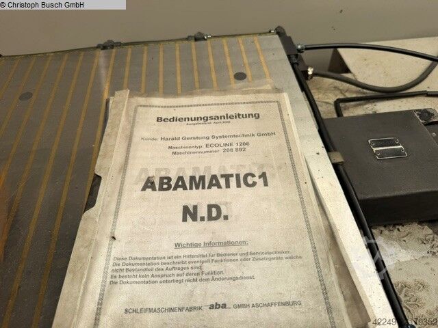 Felületcsiszoló gép - vízszintes ABA El 1206