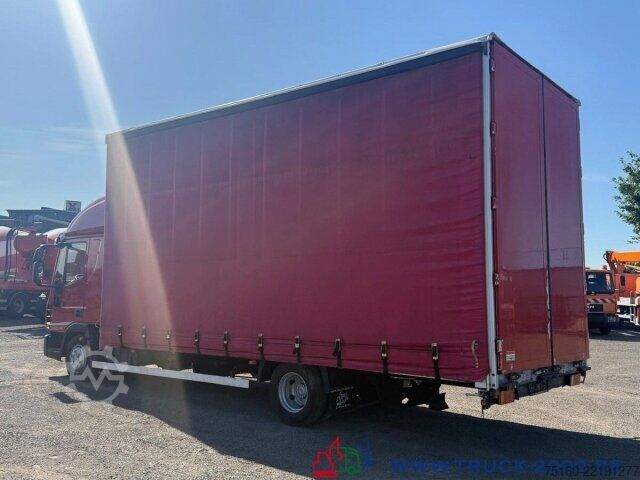 Flaklastbil med kapell Iveco 80E22 Jumbo Schiebeplane L+R Gr. Haus AHK Klima