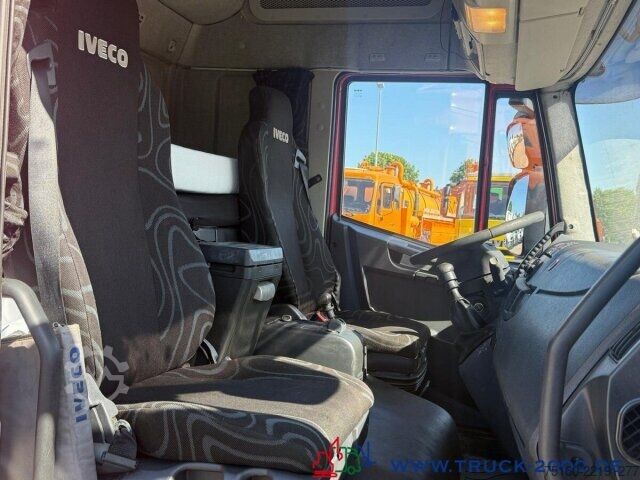 Flaklastbil med kapell Iveco 80E22 Jumbo Schiebeplane L+R Gr. Haus AHK Klima