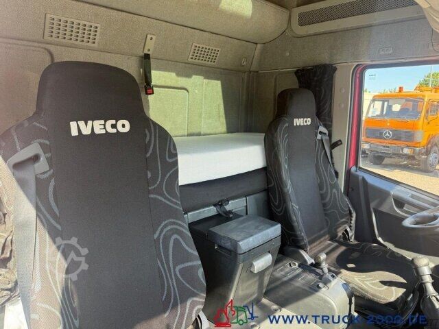 Flaklastbil med kapell Iveco 80E22 Jumbo Schiebeplane L+R Gr. Haus AHK Klima
