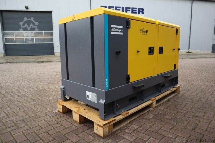 Generator set Atlas Copco QAS 45 KD S5 Valid inspection, *Guarantee! Diesel,