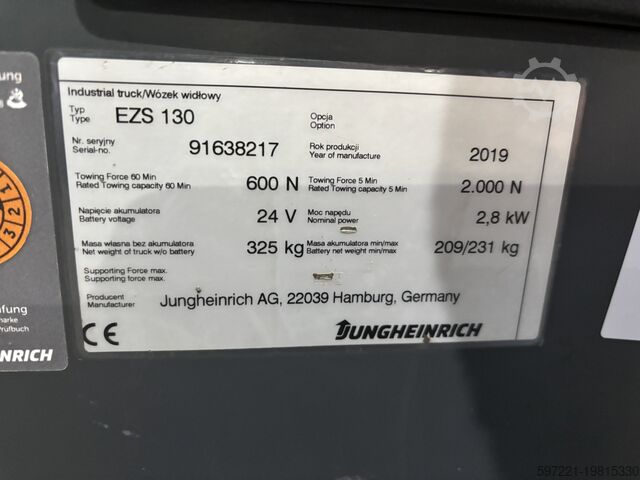 Trekvoertuigen Jungheinrich EZS130 Lithium M.W.