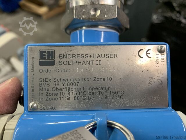 Sistema de medición Endress+Hauser Soliphant FTM30