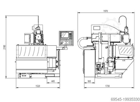 CNC gereedschapsmaker-freesmachine EMCO EMCOMAT FB-450 MC, Sinumerik 828D