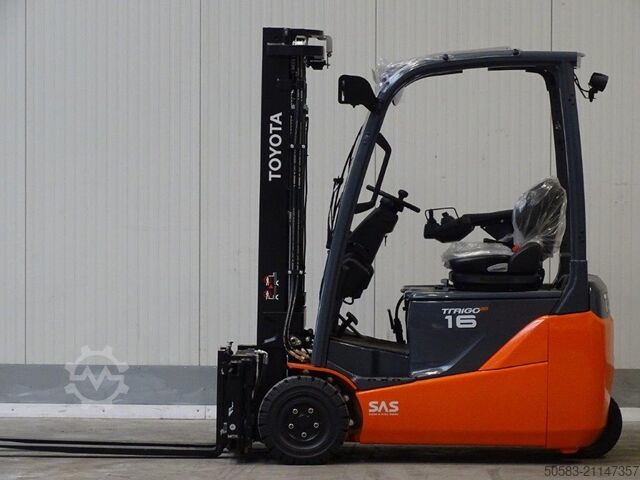 Elektromos háromkerekű targonca Toyota 8FBEK16T - DEMO - TRIPLEX