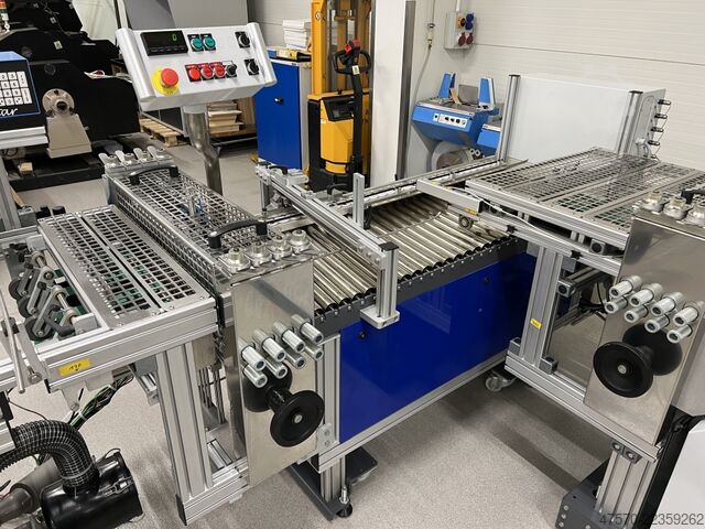 Vouw- en vouwmachine Heidelberg Stahlfolder + Popp Maschinenbau SRT + MWS