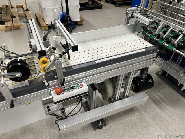 Vouw- en vouwmachine Heidelberg Stahlfolder + Popp Maschinenbau SRT + MWS