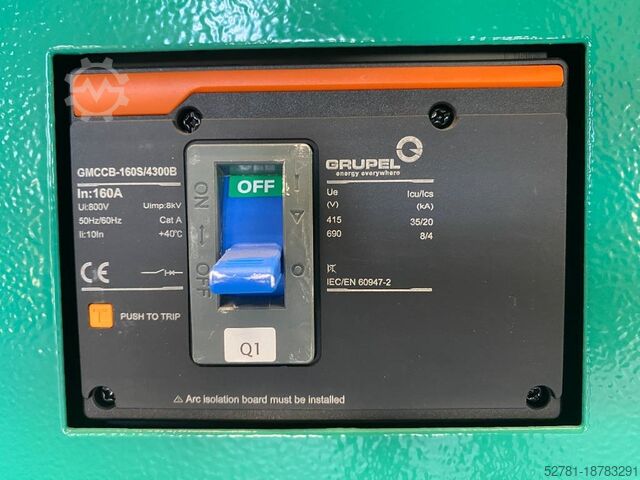 Agregado Cummins C110D5Q - Open Genset - DPX-18509-Q-O