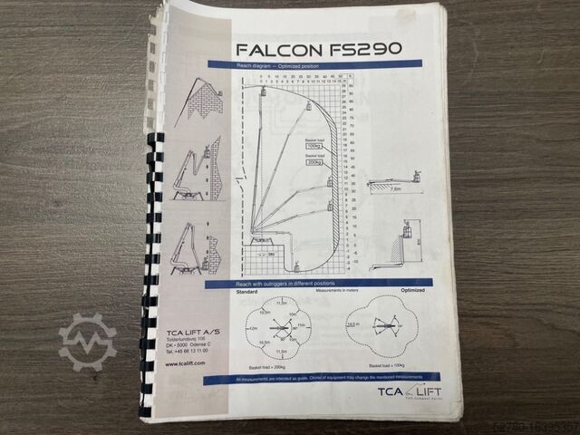 Plataforma telescópica Falcon Spider FS 290