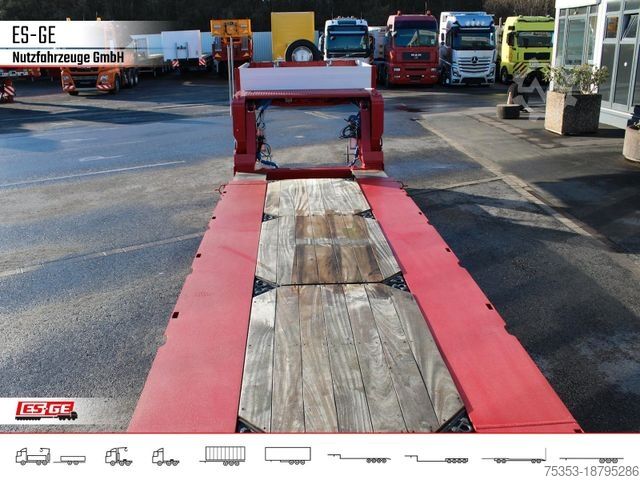 Dieplader oplegger FAYMONVILLE Megamax Tiefbett 2x10 t, Bolzen-Laschen-Kupplung