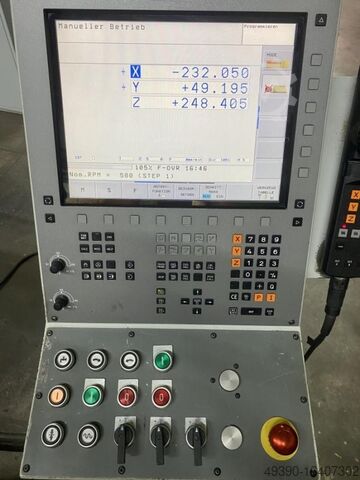 HEIDENHAIN TNC 320'li CNC freze makinesi, universal freze makinesi, konsollu freze makinesi. ABENE VHF-360TI
