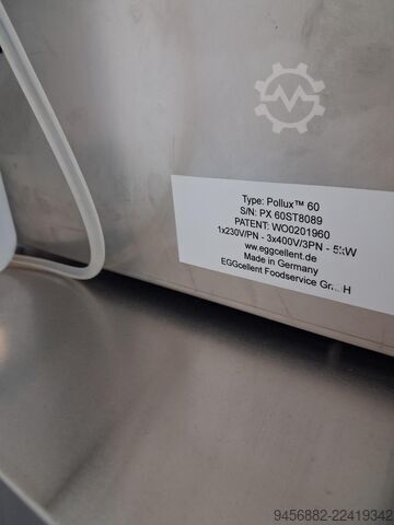 Le Pollux TM60 rend les œufs exempts de salmonelles. EGGcellent Pollux™ 60