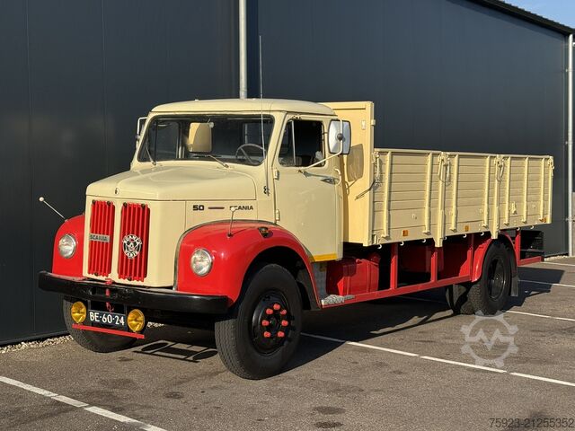 Loading platform Scania 50 L5046 – 4x2 classic oldtimer open box truck