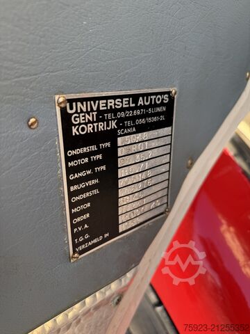 Loading platform Scania 50 L5046 – 4x2 classic oldtimer open box truck