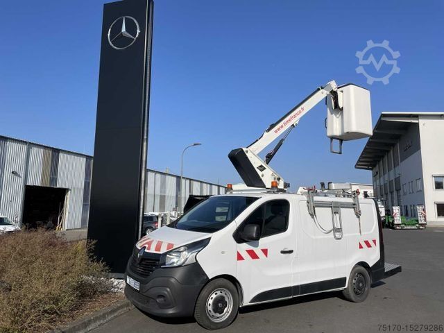 Autocamion cu platformă de lucru RENAULT Trafic dCi 120 L1H1 / TIME France ETL 21 8m