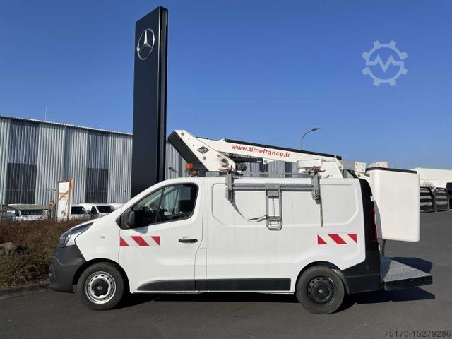 Autocamion cu platformă de lucru RENAULT Trafic dCi 120 L1H1 / TIME France ETL 21 8m