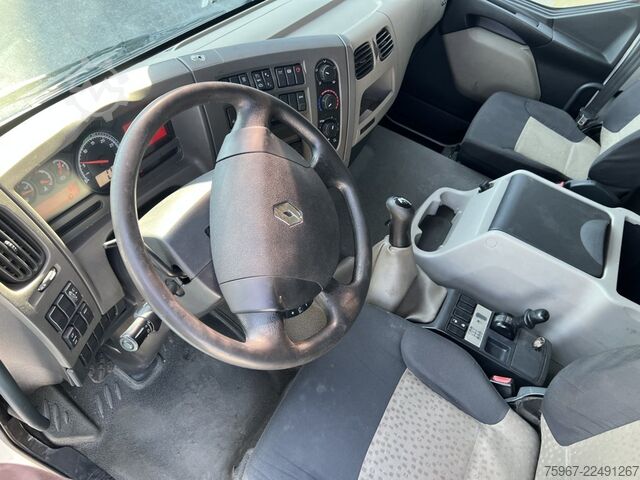 Lastbil med fast lad og kran Renault Premium 340