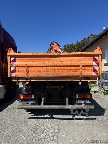 Tipvogn varebil man ME 18.250 ,4x4, 3-S-Ki.,Atlas-Kran 105.2, AHK