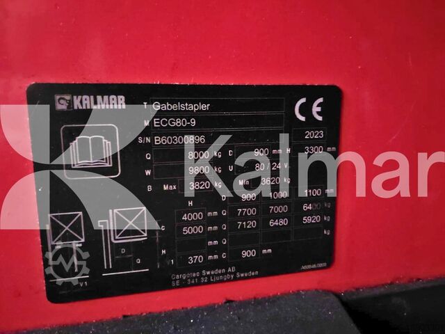 4 kerekű targonca Kalmar ECG80-9