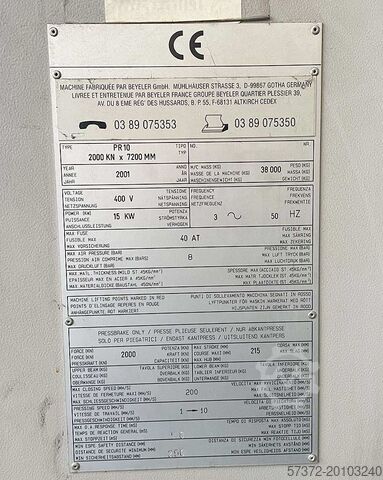 ABKANTPRESSE Beyeler PR 10